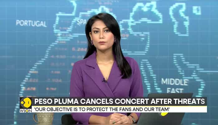 Mexican singer Peso Pluma cancels concert after threats