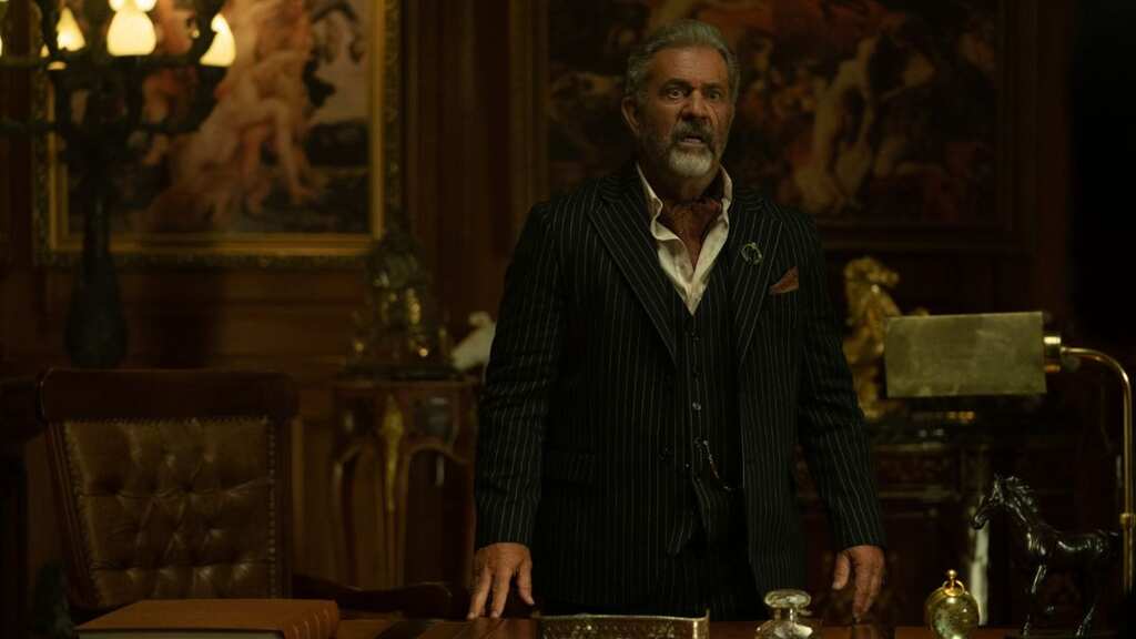 The Continental director defends the casting of Mel Gibson in the series