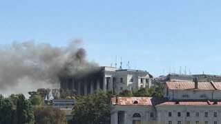Russia's Black Sea fleet headquarters in Crimea hit by Ukrainian missile, says Russian official
