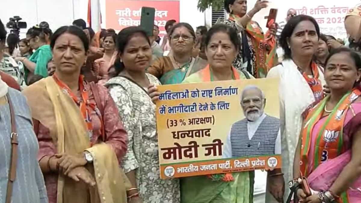 Women members of BJP laud PM Modi