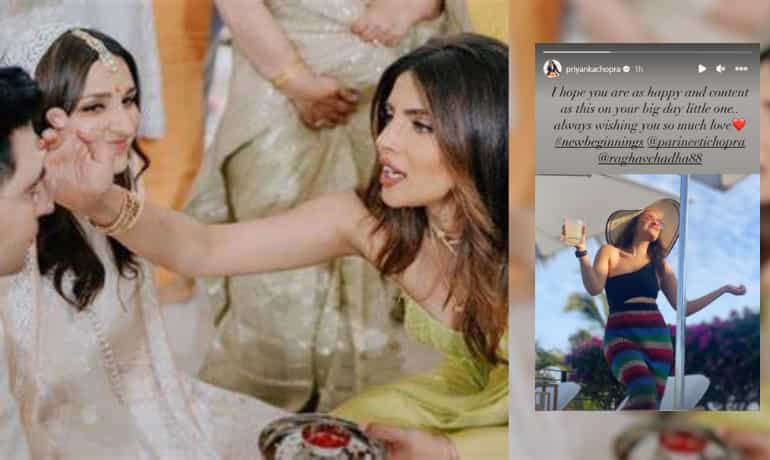 Priyanka sends best wishes to 'little sister' Parineeti ahead of her wedding, likely to skip ceremony Priyanka sends best wishes to 'little sister' Parineeti ahead of her wedding, likely to skip ceremony