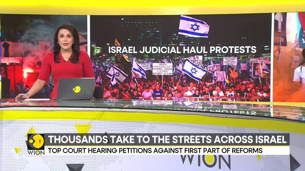 Israel Judicial Overhaul Protests: Tens of thousands march across Israel against Judicial overhaul