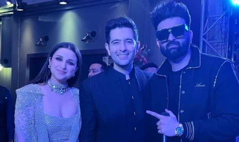 First photos! Parineeti and Raghav look resplendent at their sangeet ceremony First photos! Parineeti and Raghav look resplendent at their sangeet ceremony
