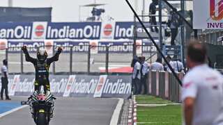 MotoGP India: Marco Bezzecchi wins after world champion Francesco Bagnaia crashes out