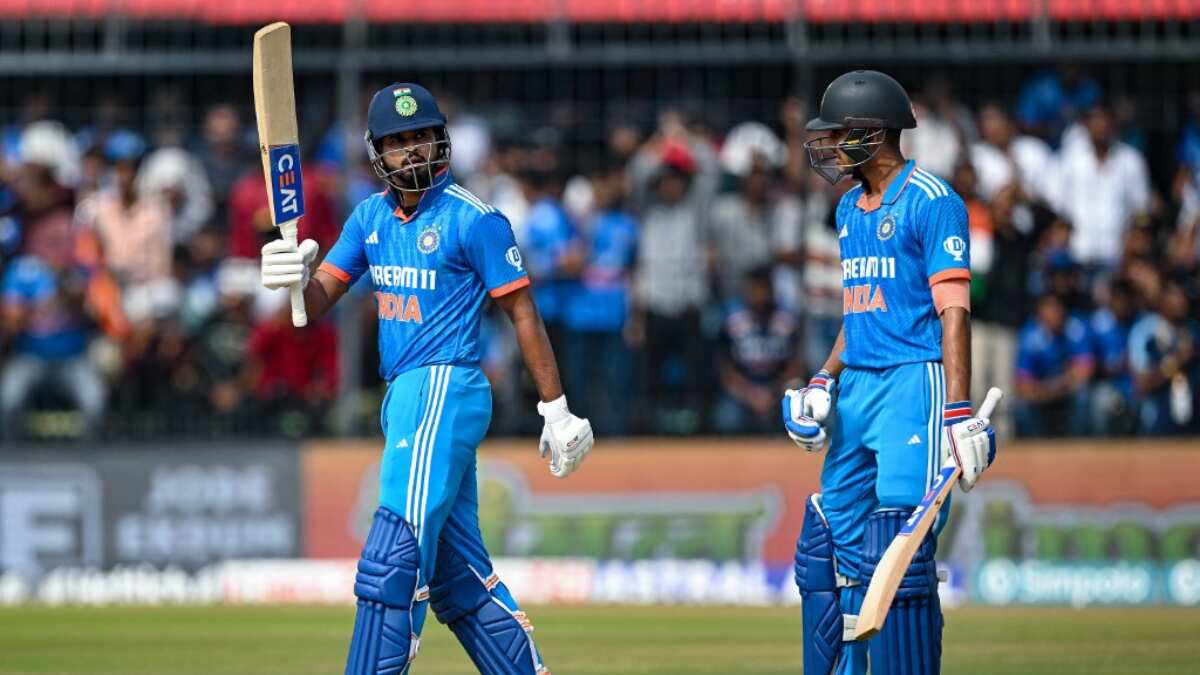 Shubman Gill, Shreyas Iyer hit tons in Indore as India register their highest score against Australia in ODIs Shubman Gill, Shreyas Iyer hit tons in Indore as India register their highest score against Australia in ODIs
