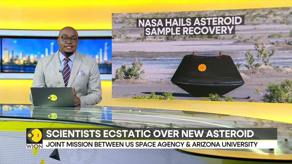 NASA's first asteroid sample reaches earth