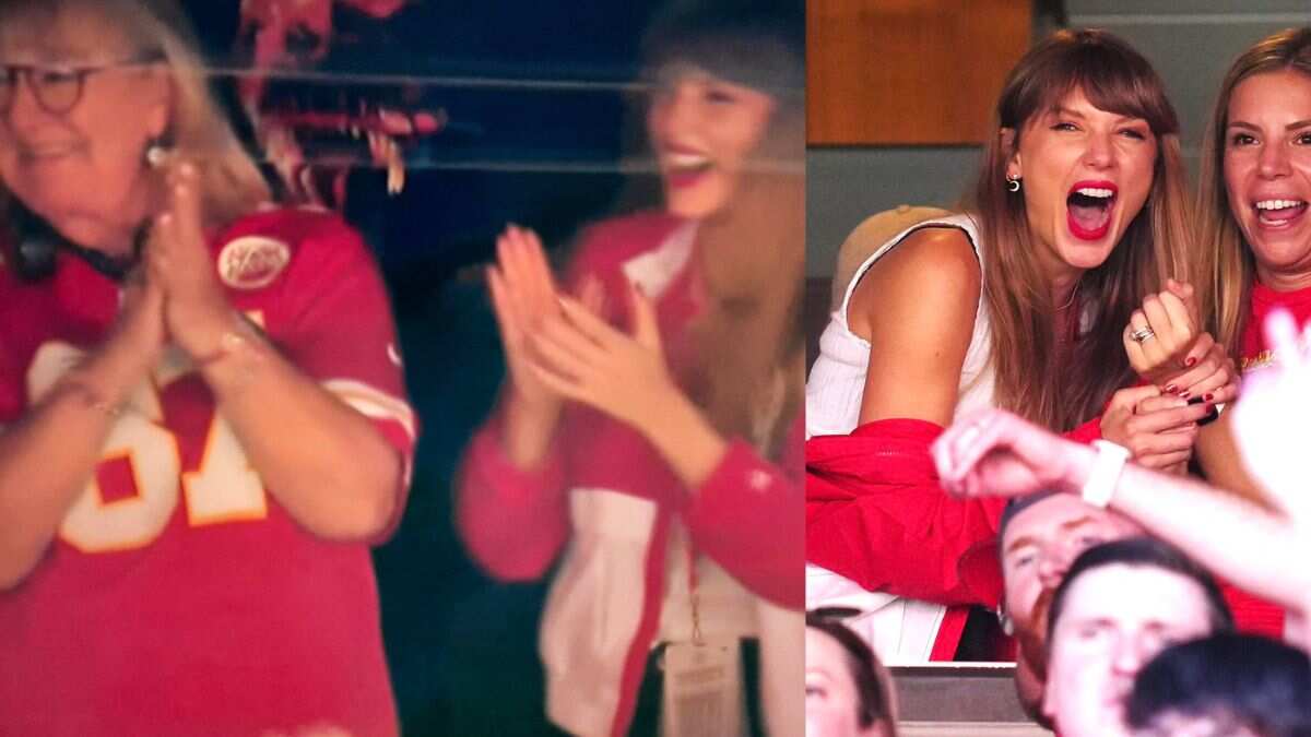 Taylor Swift fuels Travis Kelce romance rumours as she cheers for Kansas City Chiefs Taylor Swift fuels Travis Kelce romance rumours as she cheers for Kansas City Chiefs