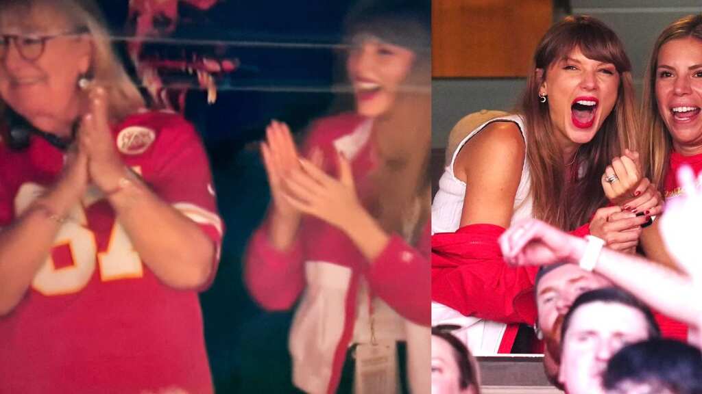Taylor Swift fuels Travis Kelce romance rumours as she cheers for Kansas City Chiefs