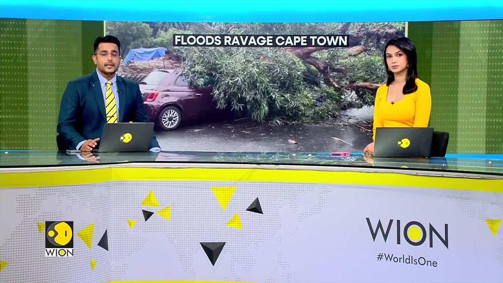 Intense storm wreaks havoc in Cape Town; widespread flooding after extreme weather in South Africa