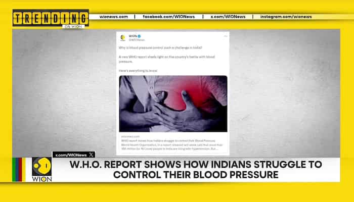 WHO report shows how Indians struggle to control their blood pressure
