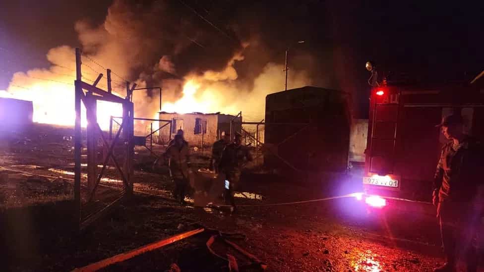At least 20 killed, hundreds wounded after fuel depot blast in Nagorno-Karabakh At least 20 killed, hundreds wounded after fuel depot blast in Nagorno-Karabakh