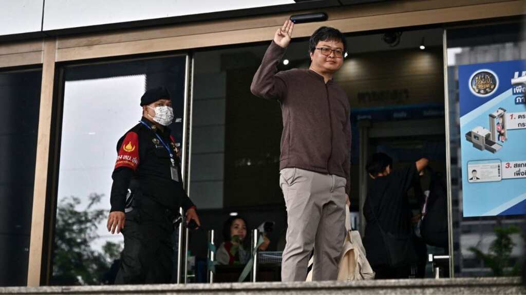 Thailand sentences prominent activist Arnon Nampa to prison for royal defamation