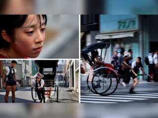 In pics | Social media inspires Japanese women to dash into rickshaw pulling