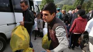 Nagorno-Karabakh conflict: Locals leave for Armenia en masse after Azeri victory claim