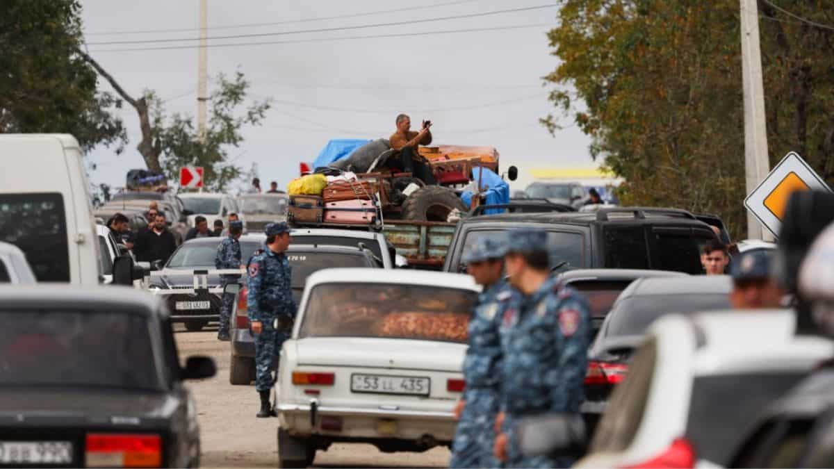 Hungry, crying children