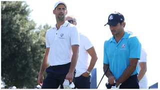 Golf: Tennis world number one Novak Djokovic swaps racket for 'driver' for Ryder Cup round