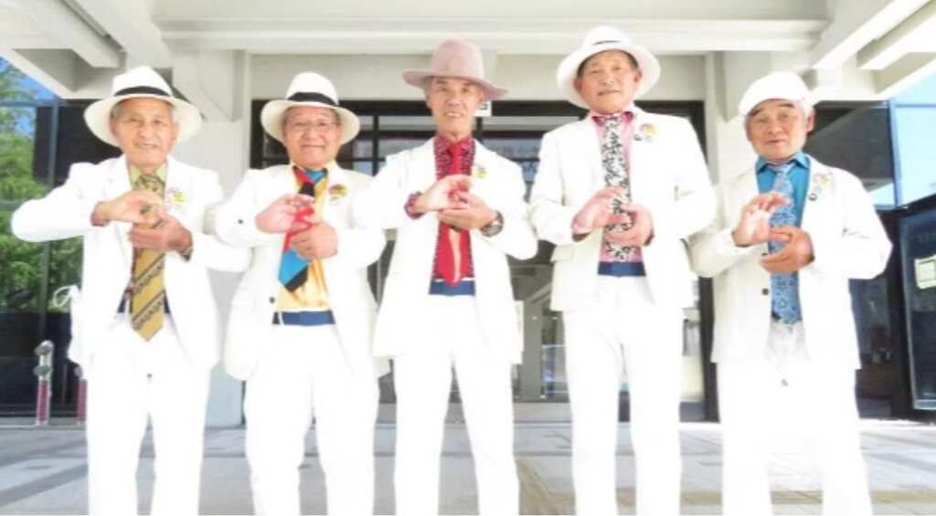 Meet the Japanese boy band that has members over the age of 65