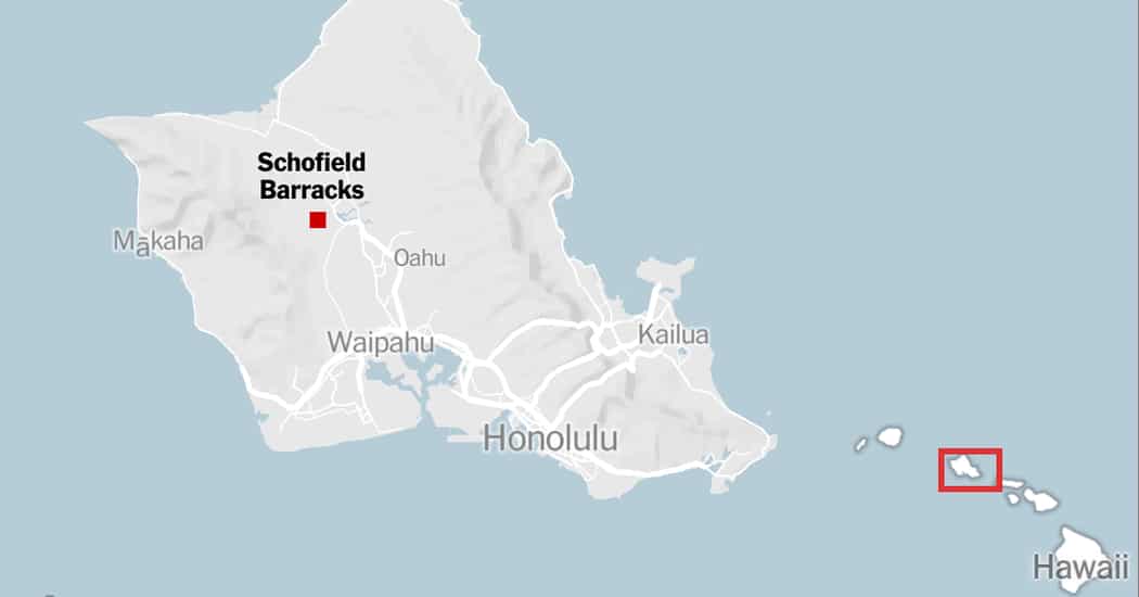 US Hawaii Army base put under lockdown as armed man flees after