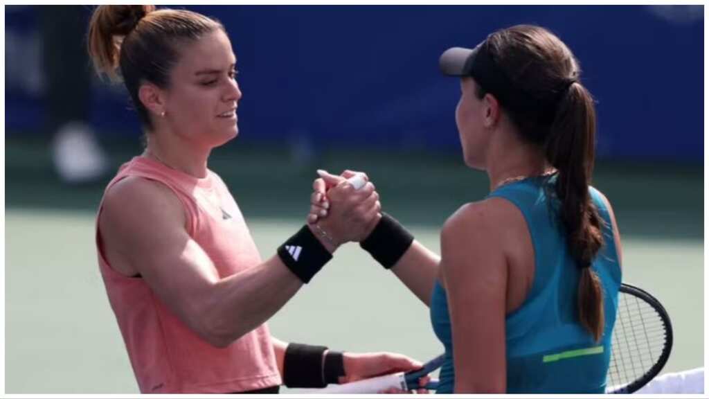Maria Sakkari, Jessica Pegula reach Pan Pacific Open semi-finals as Iga Swiatek bows out