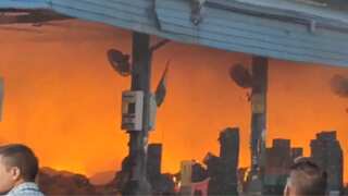 Huge fire breaks out at New Delhi's largest vegetable market