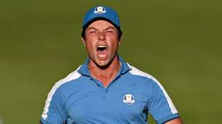 Golf: Late drama ensures Europe extend Ryder Cup lead to five