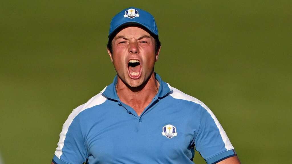 Golf: Late drama ensures Europe extend Ryder Cup lead to five