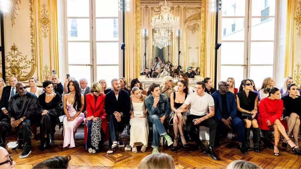 Victoria Beckham's Paris Fashion Week show draws star-studded front row