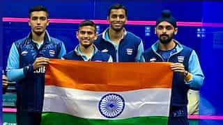 Asian Games: Abhay Singh saves match points against Pak in thriller contest to clinch historic gold in squash