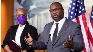 Watch: Rep. Jamaal Bowman pulls fire alarm ahead of stopgap bill voting, calls it 'accident' later