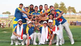 Golf: Europe regain Ryder Cup to extend USA's 30-year wait for glory