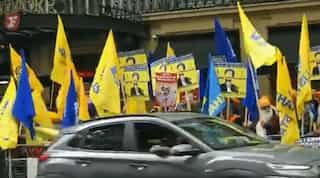 Video: Khalistani extremists stage protest outside Indian High Commission in London