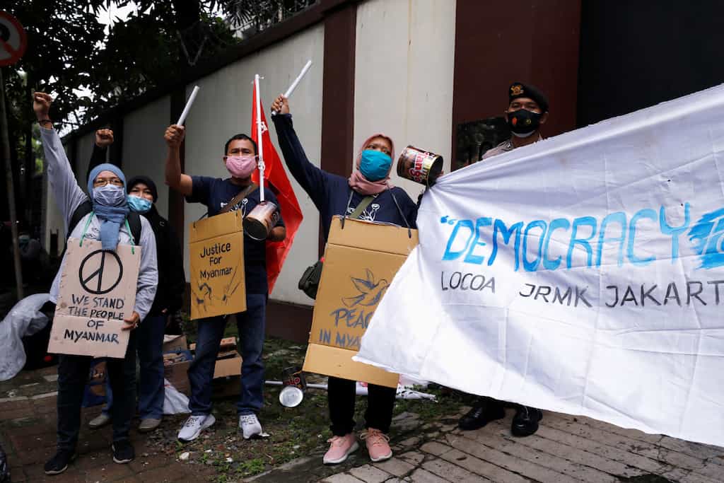Activists say Indonesian state weapons makers supplying Myanmar