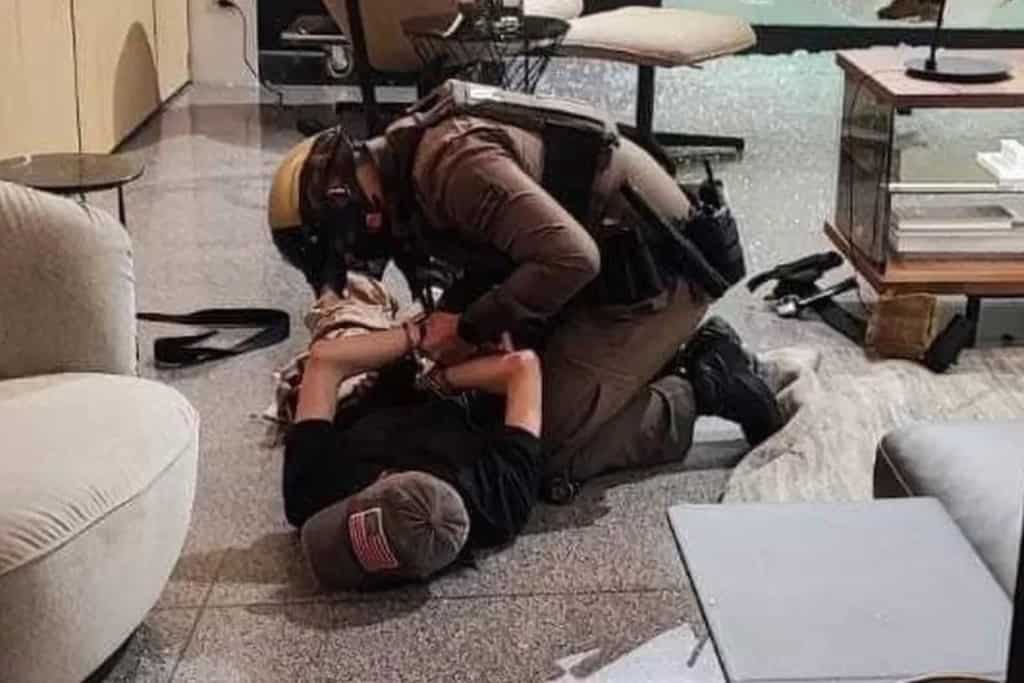 Bangkok mall shooting: Video of the moment 14-year-old boy is arrested goes viral