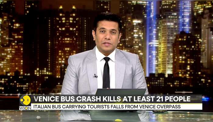 Italy: At least 21 dead after bus falls from bridge in Venice
