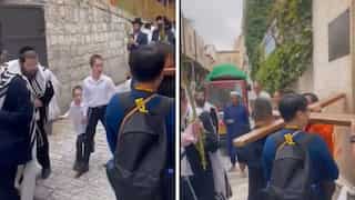 Watch | Video of ultra-orthodox Jews spitting on Christians sparks outrage  