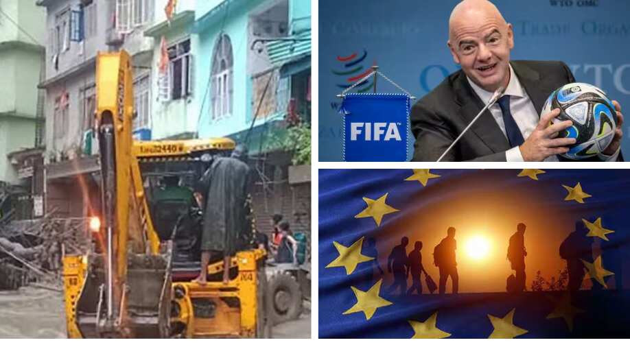 Top 10 world news: Flash floods in India's Sikkim kill 8, FIFA announces 2030 WC venue, and more Top 10 world news: Flash floods in India's Sikkim kill 8, FIFA announces 2030 WC venue, and more
