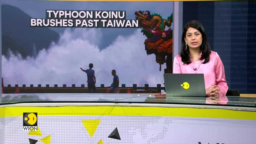 Typhoon Koinu leaves behind a trail of destruction in Taiwan