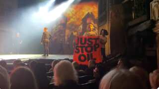 Five arrested after Just Stop Oil protest halts Les Misérables performance in London
