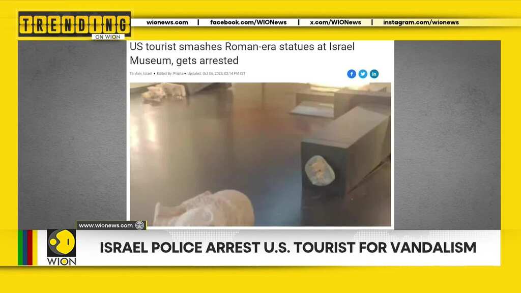 Israel police arrest US police for vandalism