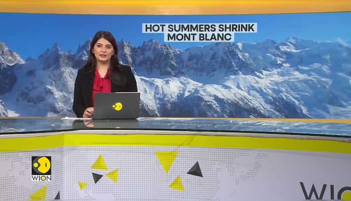 Mont Blanc shrinks by another 2 metres