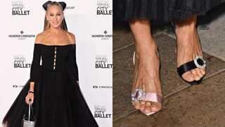 Sarah Jessica Parker stuns in mismatched heels at New York City ballet gala