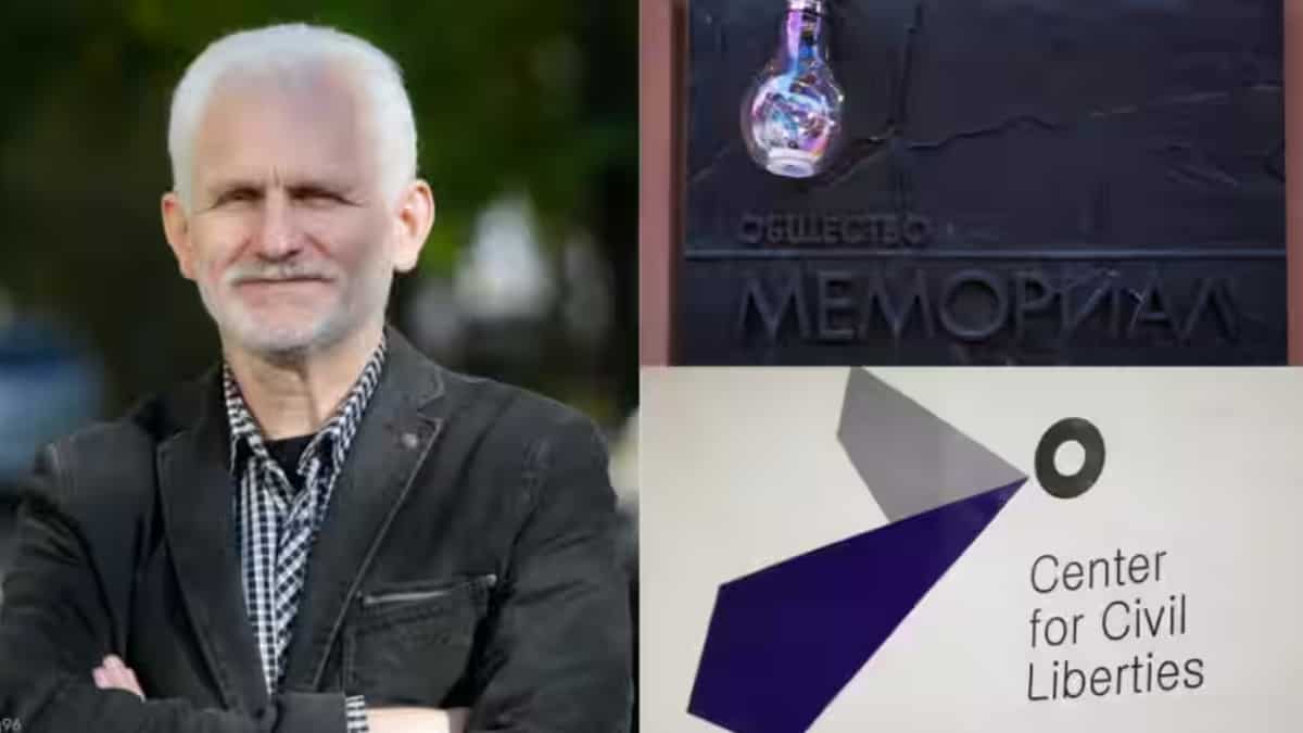 2022: Belarusian rights campaigner Ales Bialiatski