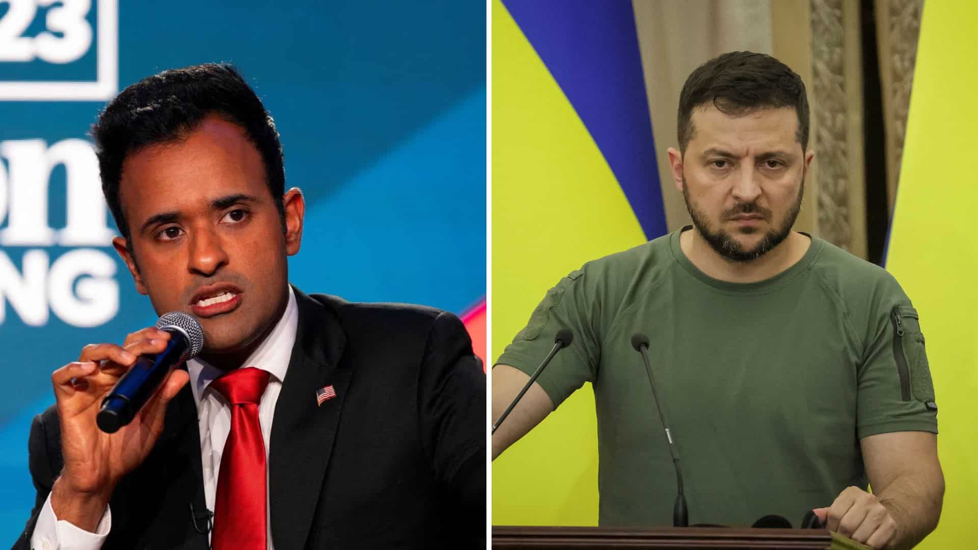 Vivek Ramaswamy slams Zelensky's demand for more US funds