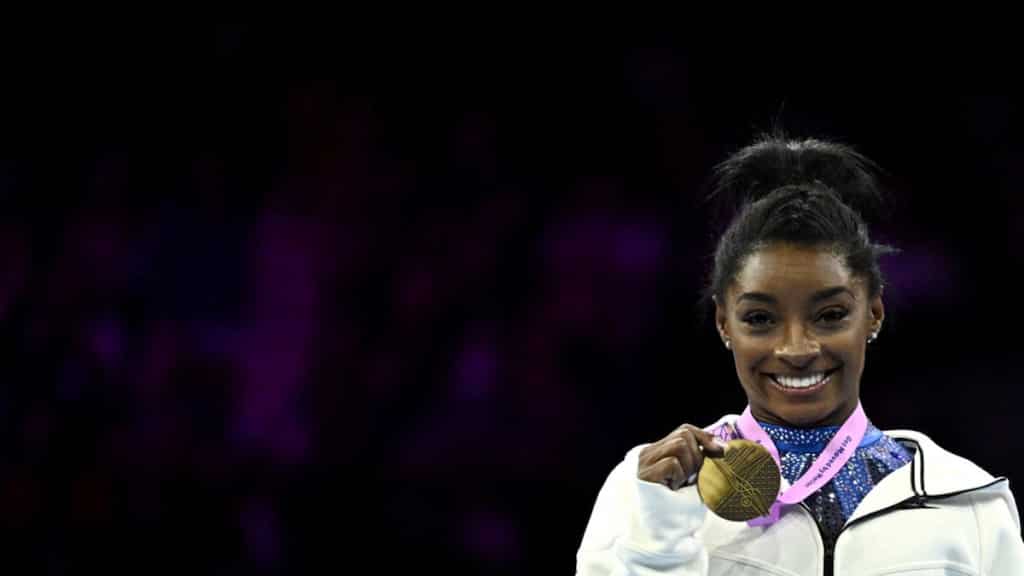 Gymnastics queen Simone Biles unlocks another milestone with 21st world title