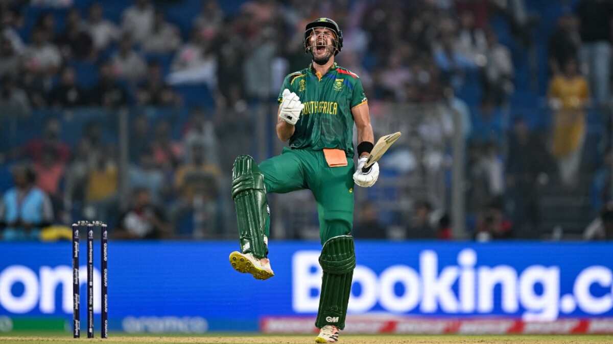 Aiden Markram hits fastest World Cup ton as South Africa register highest total in tournament's history Aiden Markram hits fastest World Cup ton as South Africa register highest total in tournament's history