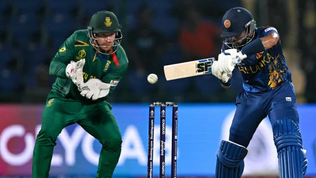 Highest aggregate total in an ODI World Cup match
