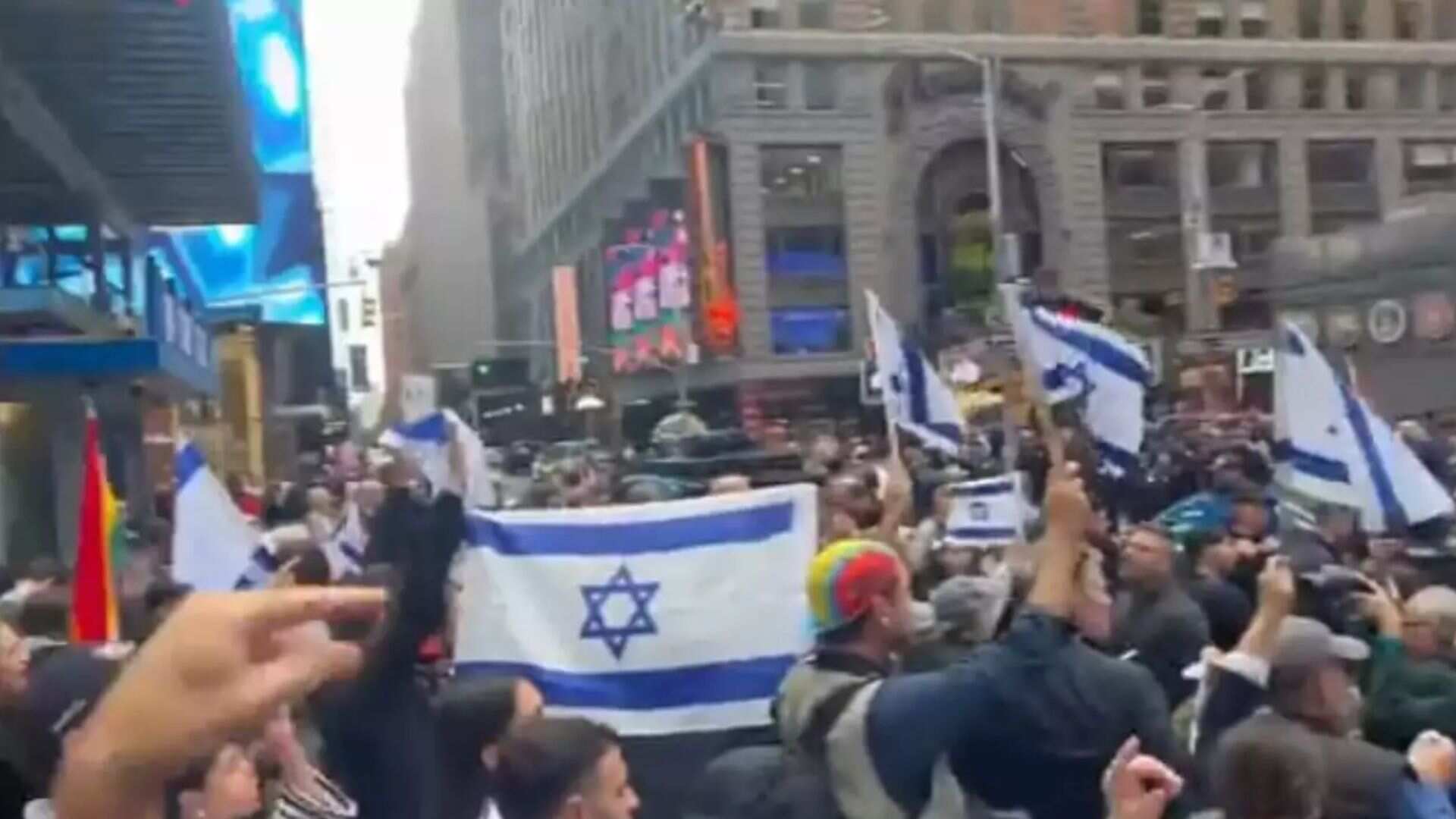 Israel, Palestine supporters clash in Times Square amid Hamas attack | Watch