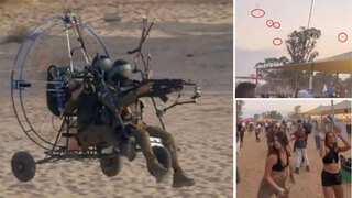 Video | Hamas militants paraglide into Israeli 'rave party,' partygoers keep dancing unaware