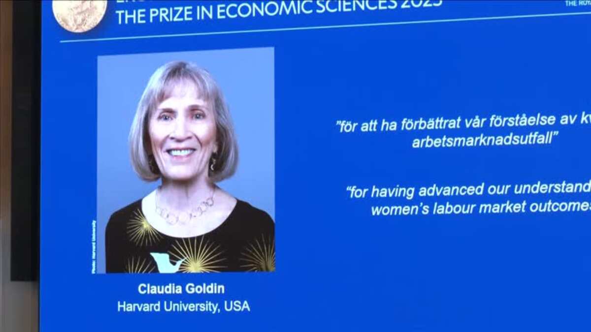 Nobel Prize in Economic Sciences 2023 goes to Claudia Goldin for work on role of women in labour Nobel Prize in Economic Sciences 2023 goes to Claudia Goldin for work on role of women in labour