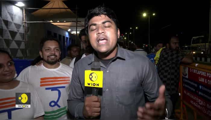 ICC World Cup 2023: Fans celebrate after India win opening match against Australia